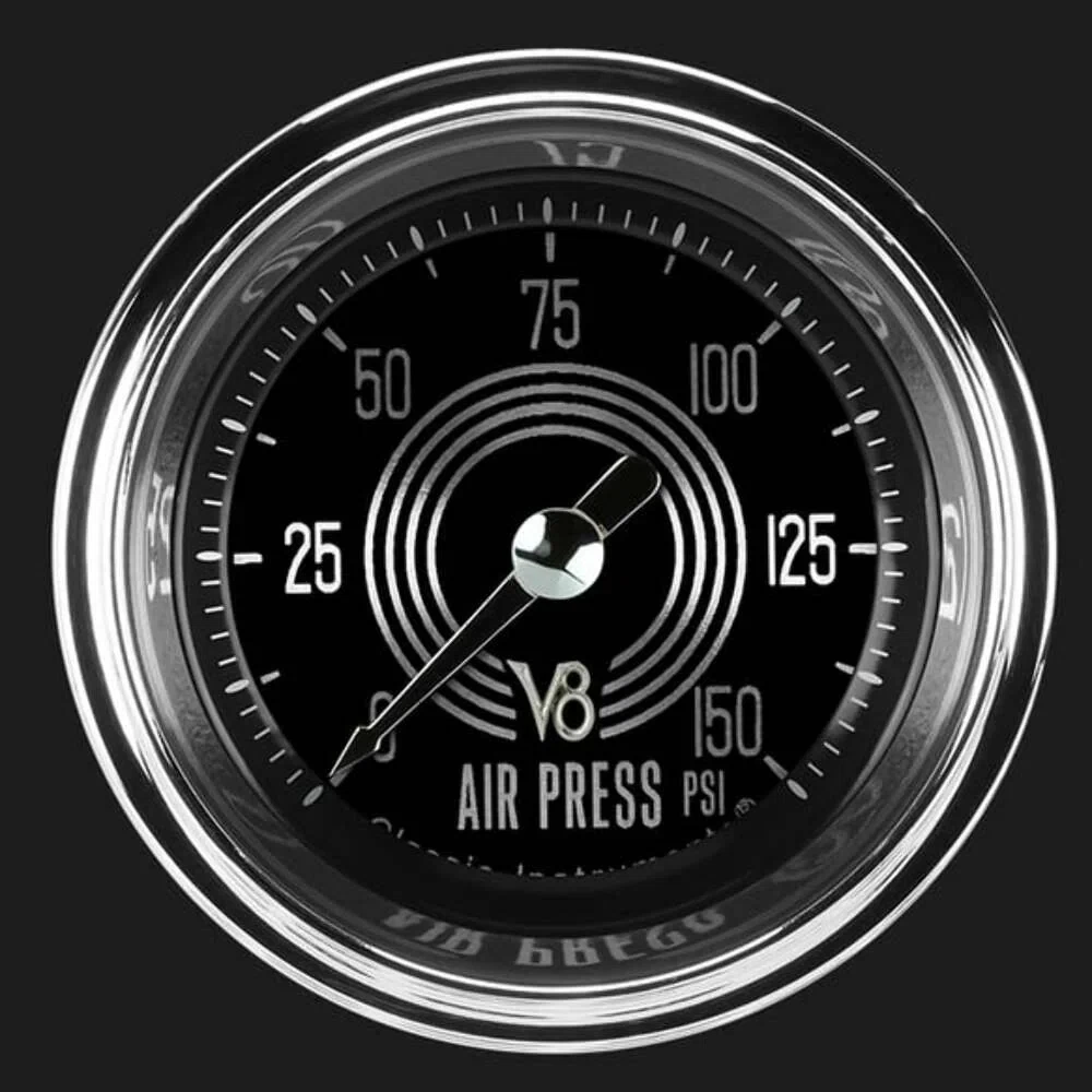 V8 Speedster 2 1_8_ Air Pressure Gauge V8SR118SHC
